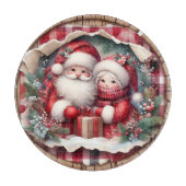 Herr und Frau Clause Schneidebrett (Vorderseite)