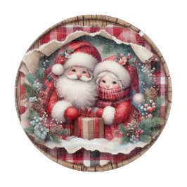 Herr und Frau Clause Schneidebrett