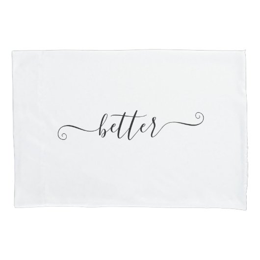 Herr und Frau Couple Better Together Pillowcases Kissenbezug (Vorderseite-Links)