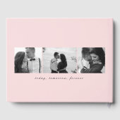 Herr und Frau EDITABLE COLOR Wedding Guest Book Gästebuch (Rückseite)