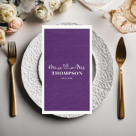 Herr und Frau Elegant Simple | LILA Serviette