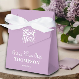 Herr und Frau Elegant Simple | Lilac Lila Geschenkschachtel