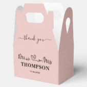 Herr und Frau Elegant Simple | Rose Gold Geschenkschachtel (Geöffnet)