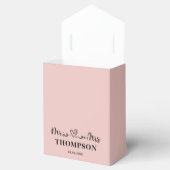 Herr und Frau Elegant Simple | Rose Gold Geschenkschachtel (Geöffnet)