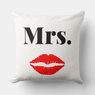 Herr und Frau   elegante moderne passende Paar-Kis Kissen