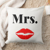 Herr und Frau | elegantes, modernes Passwort Throw Kissen (Decke)