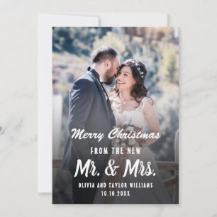 Herr und Frau Erstes Weihnachten Frisch Vermählte 