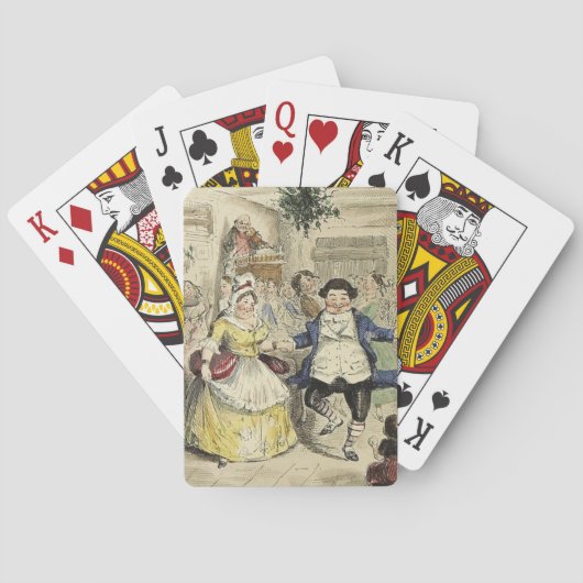 Herr und Frau Fezziwig Playing Cards Spielkarten (Rückseite)