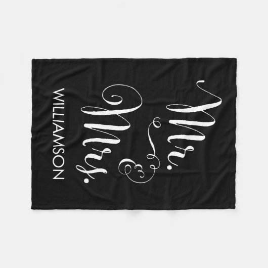 Herr und Frau Fleece Blanket (Vorderseite (Horizontal))