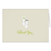 Herr und Frau Flip Flops Green Daisies Beach Weddi (Vorderseite (Horizontal))