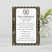 Herr und Frau Formal Classical Grecian Key of Life Programm (Stehend Vorderseite)