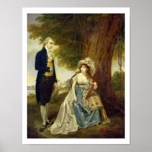 Herr und Frau Fraser, c.1785-90 (Öl auf Leinwand) Poster