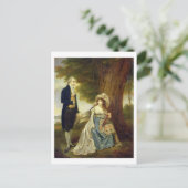 Herr und Frau Fraser, c.1785-90 (Öl auf Leinwand) Postkarte (Stehend Vorderseite)