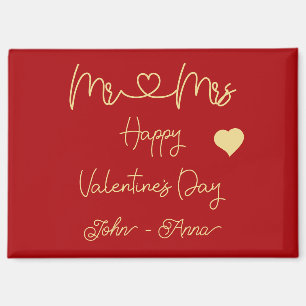 Herr und Frau Frohen Valentinstag Magnet