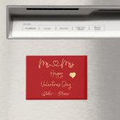 Herr und Frau Frohen Valentinstag Magnet (In Situ (Geschirrspüler))