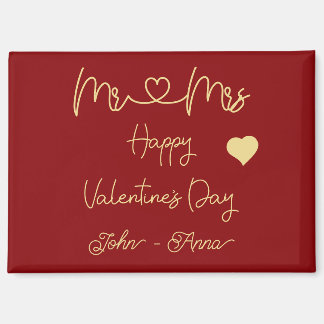 Herr und Frau Frohen Valentinstag Magnet