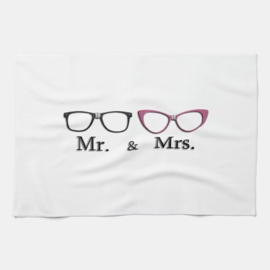 Herr. Und Frau Geek Handtuch (Horizontal)