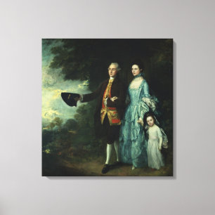 Herr und Frau George Byam und ihr ältestes Leinwanddruck