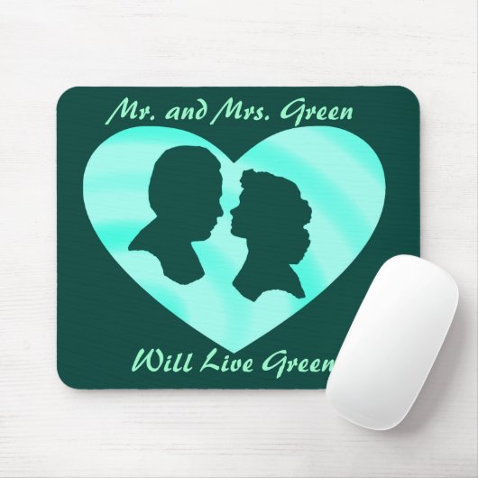 HERR UND FRAU GREEN, LEBEN GRÜN--MOUSEPAD MOUSEPAD (Mit Mouse)