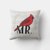 Herr und Frau His und ihrs Herr Cardinal Kissen (Rückseite)