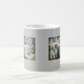 Herr und Frau Hochzeit Foto begünstigen Geschenk Kaffeetasse (Mittel)