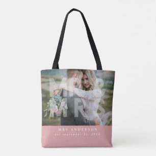 Herr und Frau Hochzeit Foto begünstigen Geschenk Tasche