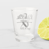 Herr und Frau Hochzeitsglas Schnapsglas (Rückseite)