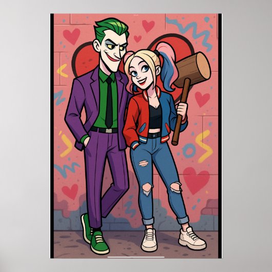 Herr und Frau Joker Poster (Vorne)