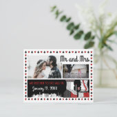 Herr und Frau Las Vegas Elopement Ankündigung (Stehend Vorderseite)