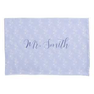 Herr und Frau Lavender Floral Elegant Kissenbezug