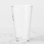 Herr und Frau | Modernes Drehbuch Personalisiert Glas (Links)