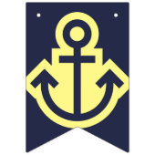 Herr und Frau Nautical Bunting Wimpelkette (Erste Fahne)