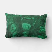 Herr und Frau Newlywed Bright Green Gemstone Lendenkissen (Rückseite)