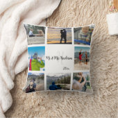 Herr und Frau Newlywed Custom 8 Foto Grid Kissen (Decke)