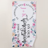 Herr und Frau Newlywed, Honeymoon, New Gift Strandtuch (Vorderseite)