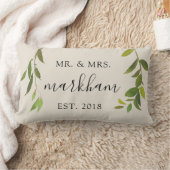 Herr-und Frau-Newlywed Lendenkissen (Decke)