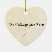 Herr und Frau Ostrich Keramik Ornament (Hinten)