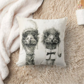 Herr und Frau Ostrich Kissen (Decke)
