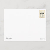 Herr und Frau Ostrich Postkarte (Rückseite)