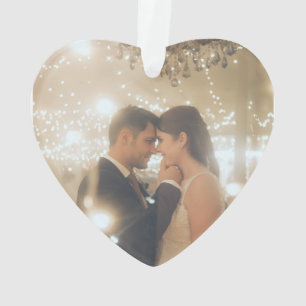 Herr und Frau personalisiert Foto Ornament