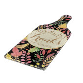 Herr und Frau Personalisierter Herbstschneidaussch Schneidebrett (Ecke)