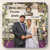 Herr und Frau Philip R Newby Beverage Coaster Getränkeuntersetzer (Vorderseite)