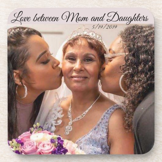 Herr und Frau Philip R Newby Beverage Coaster Getränkeuntersetzer (Vorderseite)