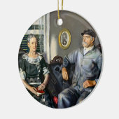 Herr und Frau Phillip Wase von George Wesley Bello Keramik Ornament (Links)