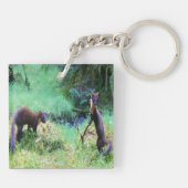 Herr und Frau Pine Marten Date Night Schlüsselanhänger (Rückseite)