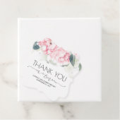 Herr und Frau Pink Floral Vielen Dank Geschenkanhänger (Beispiel)