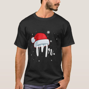 Herr und Frau Santa Claus Pajamas Matching Couples T-Shirt