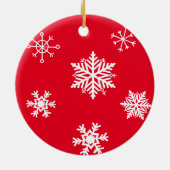 Herr und Frau Santa Claus Personalisierte Weihnach Keramik Ornament (Hinten)