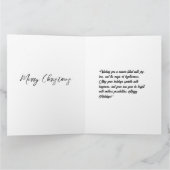 Herr und Frau Santa Faltkarte Karte (Innenseite)