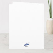 Herr und Frau Santa Faltkarte Karte (Rückseite)